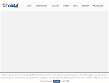 Tablet Screenshot of apartamentoshabitat.com